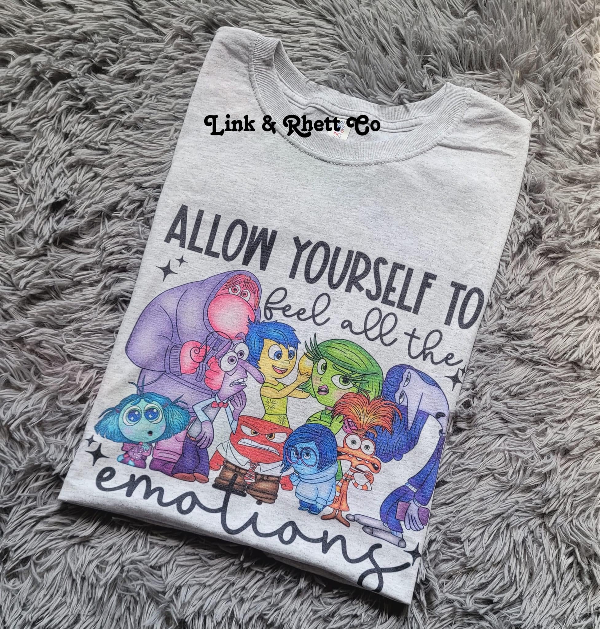 Allow Yourself To Feel All The Emotions Unisex Tee