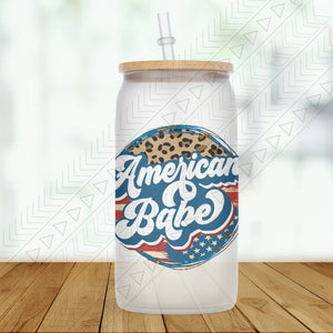 American Babe Glass Can