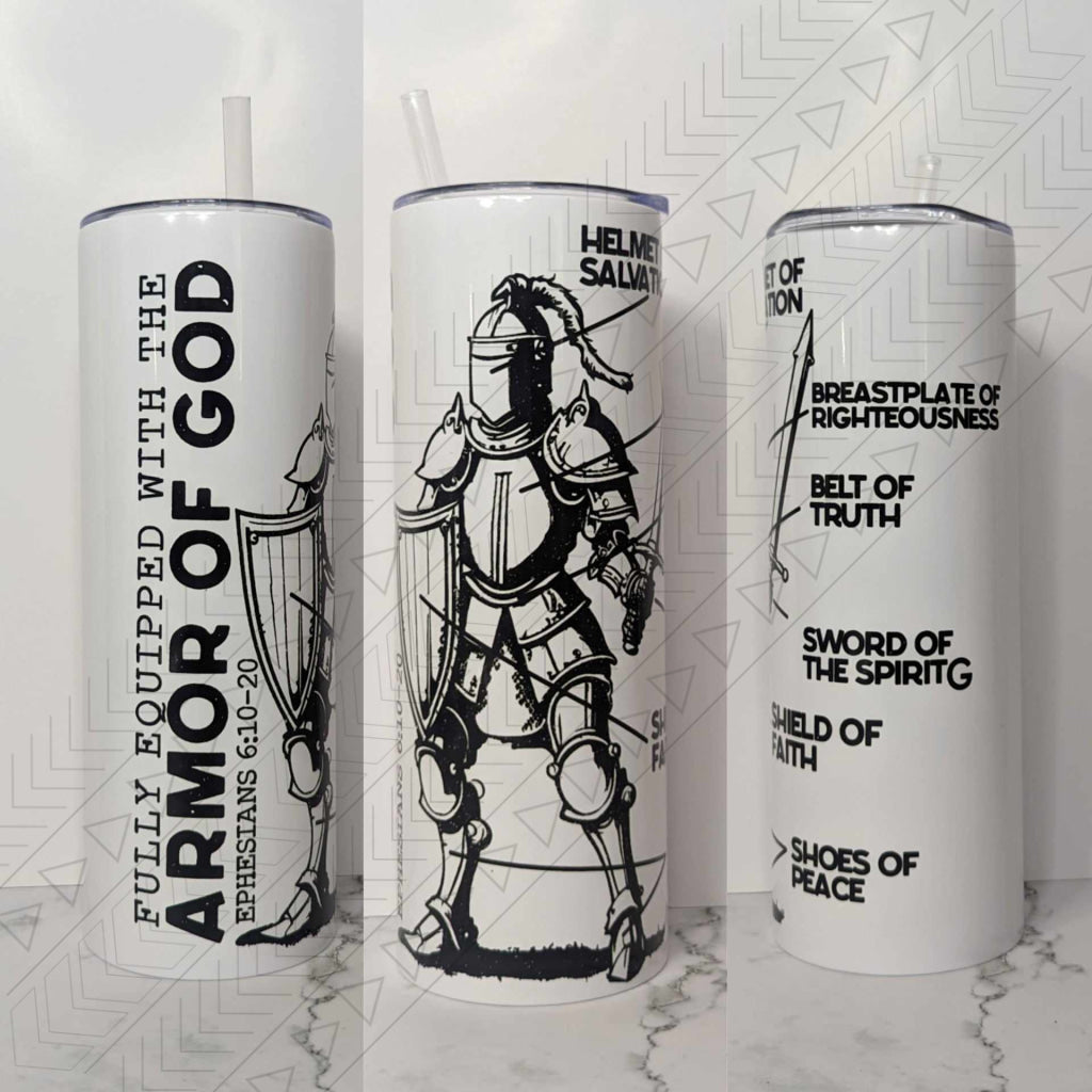 Armor Of God (Male) Tumbler