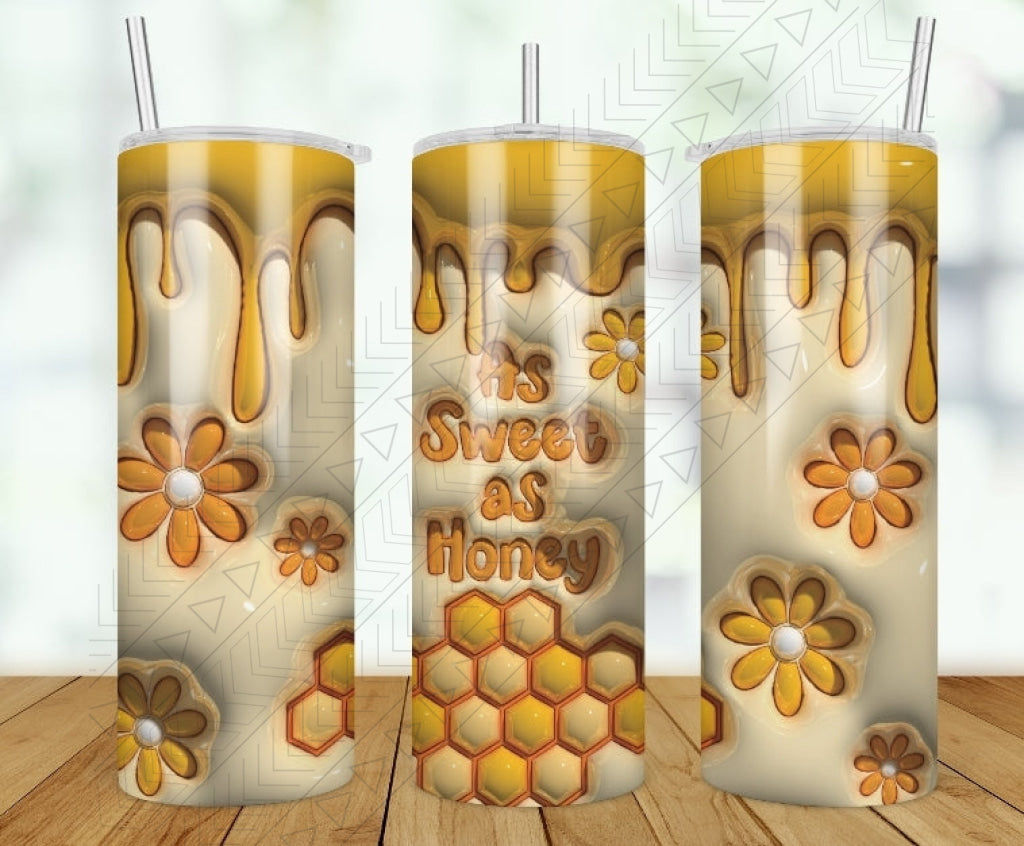 As Sweet Honey 3D Puff Tumbler