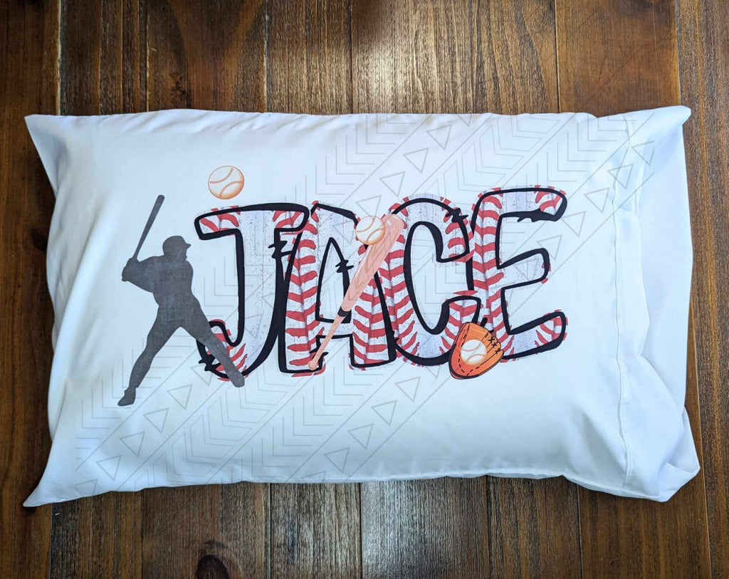 Baseball (Stitch) Pillowcase Personalized Pillowcases