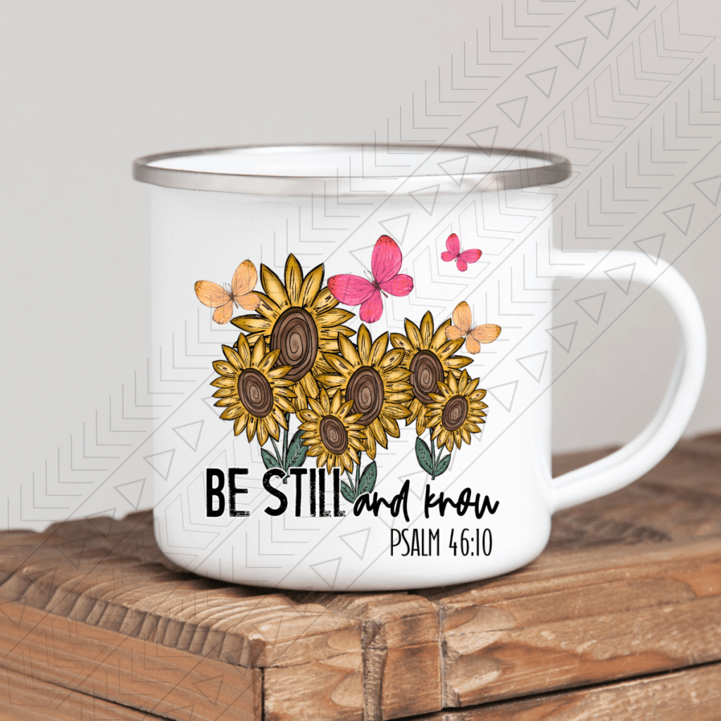 Be Still And Know Enamel Mug Mug