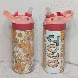 Boho Floral Kid’s Bottle