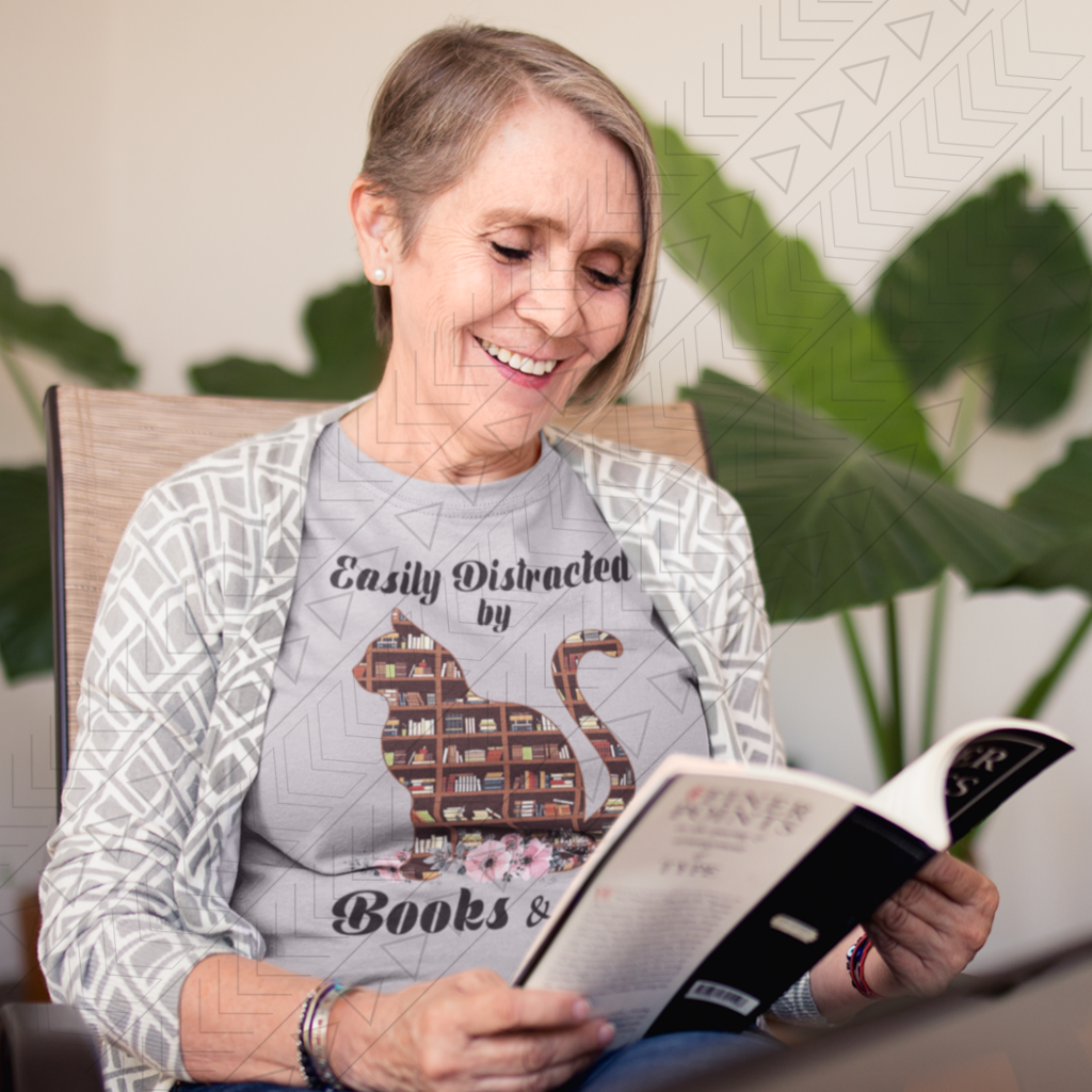 Books & Cats Shirts Tops