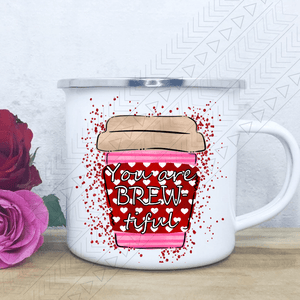 Brew Tiful Enamel Mug Mug