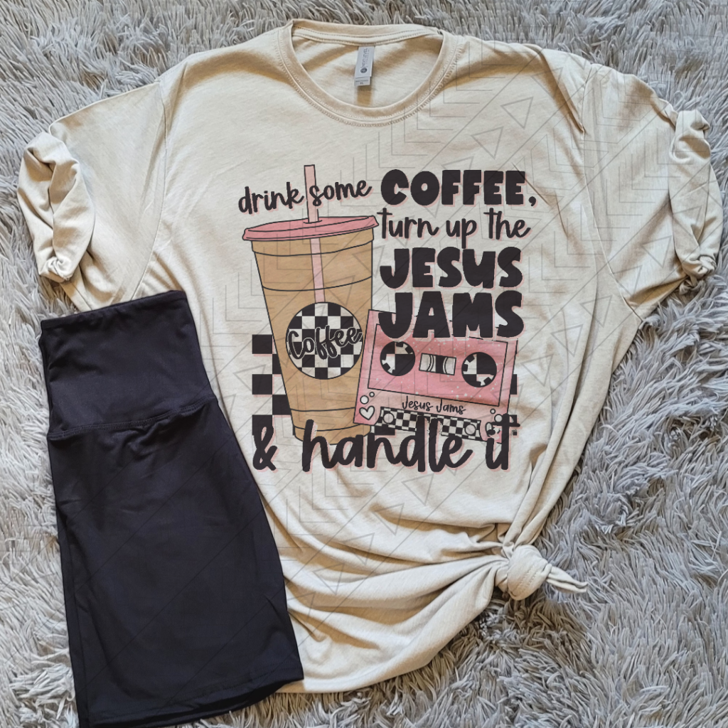 Coffee & Jesus Jams Shirts Tops