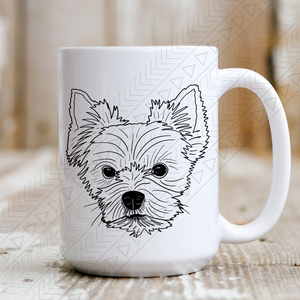 Custom Dog Breed (2 Dogs) Ceramic Mug 15Oz / None Mug