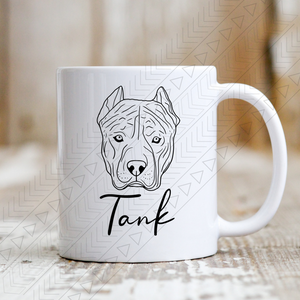 Custom Dog Breed (3 Dogs) Ceramic Mug 11Oz / Name Mug