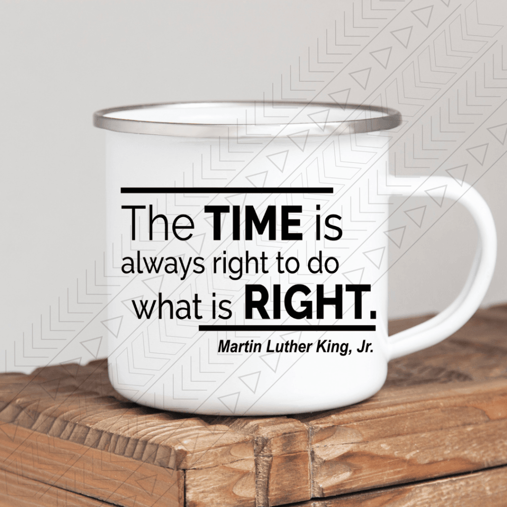 Do What Is Right Enamel Mug Mug