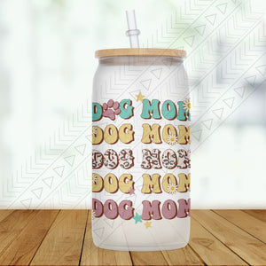 Dog Mom Glass Can