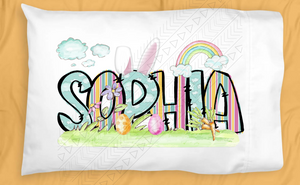 Easter Bunny Pillowcase Personalized Pillowcases