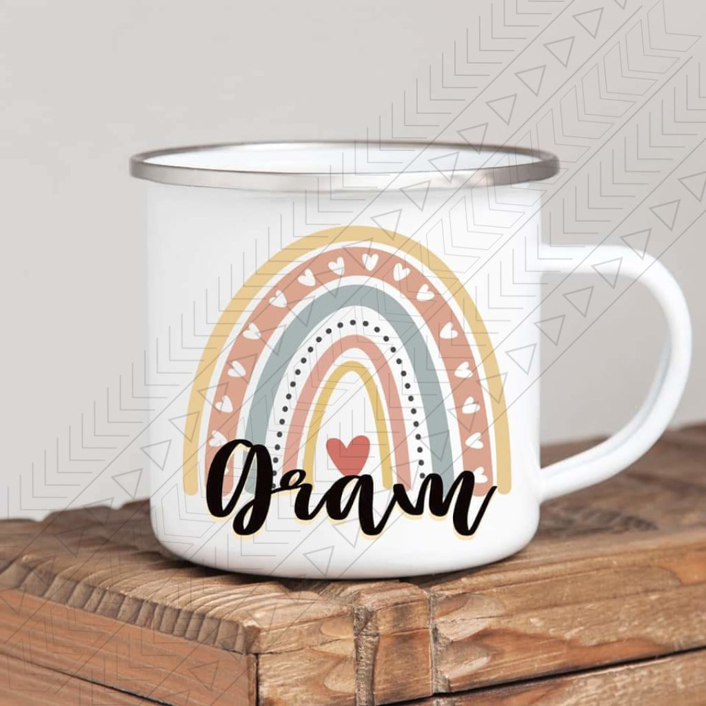 Gram Rainbow Enamel Mug Mug