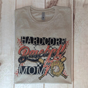 Hardcore Baseball Mom Shirts & Tops