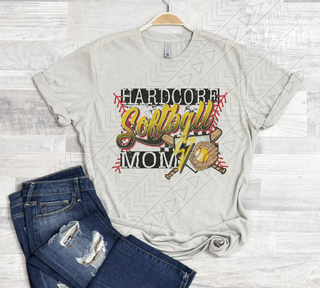 Hardcore Softball Mom Shirts & Tops