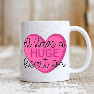 Heart On Ceramic Mug 11Oz Mug