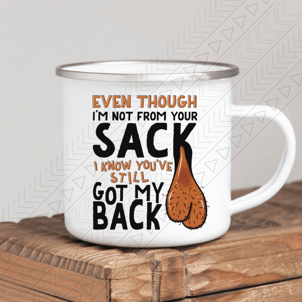 I Know You Got My Back Enamel Mug / Dark Mug