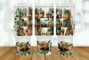 Books & Plants 40oz Tumbler