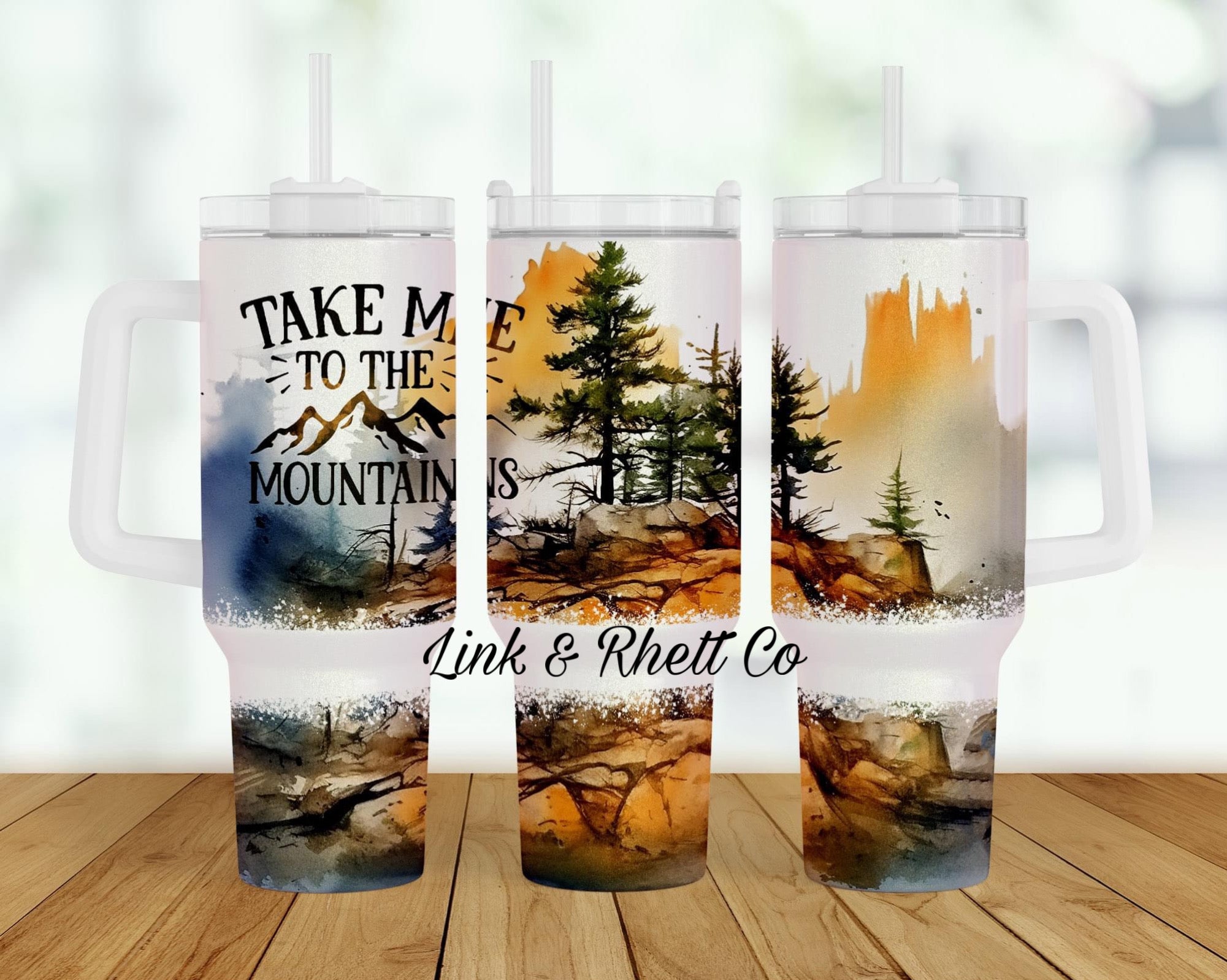 Take Me To The Mountains 40oz Tumbler