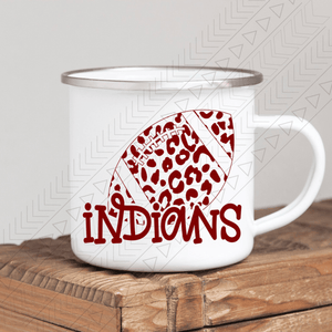 Indians 2 Enamel Mug Mug