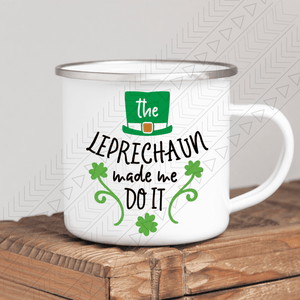 Lepechaun Made Me Enamel Mug Mug