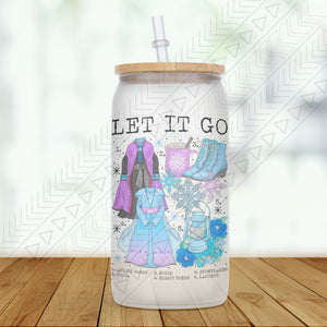 Let It Go Glass Can