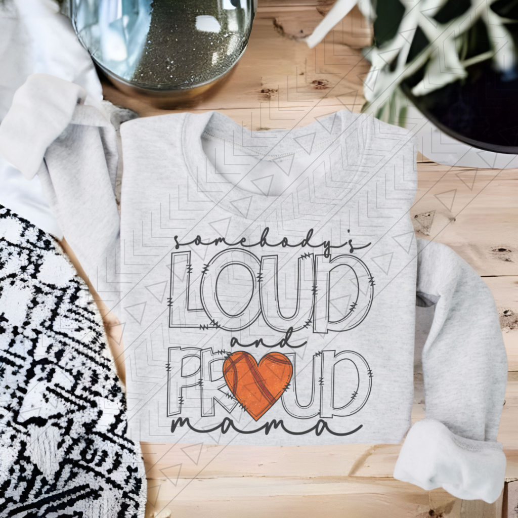 Loud & Proud Basketball Mama Shirts Tops