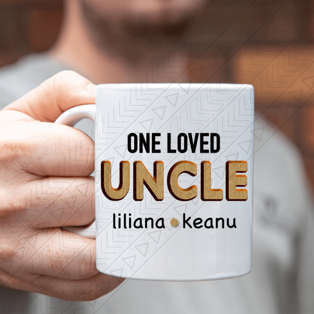 Manly One Loved Custom Mug