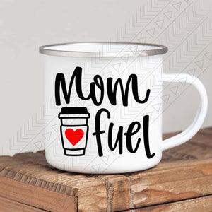 Mom Fuel Enamel Mug Mug