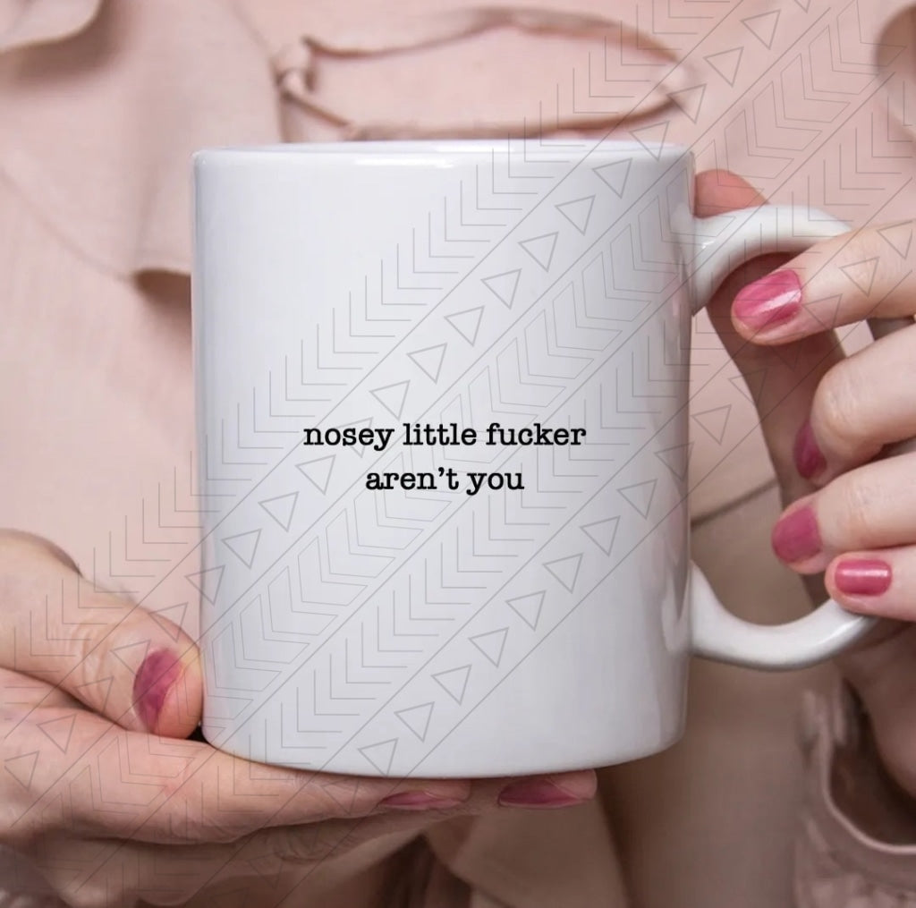 Nosey Little F Ceramic Mug 11Oz Mug