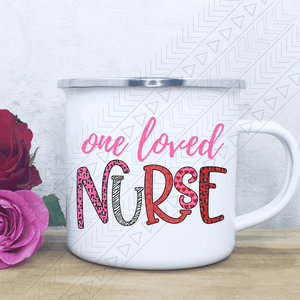 One Loved Nurse Enamel Mug Mug