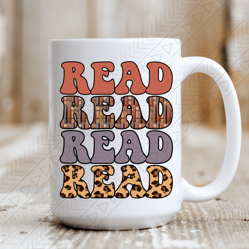 Read Stacked Ceramic Mug 15Oz Mug