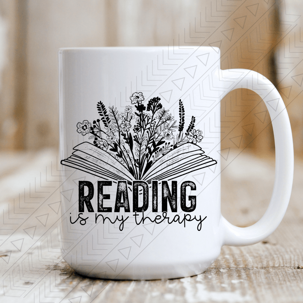 Reading Is My Therapy Mug