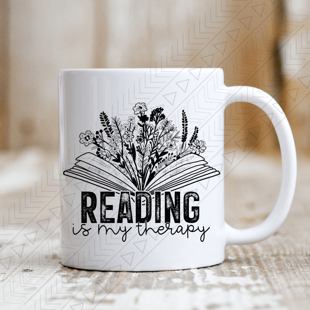 Reading Is My Therapy Mug