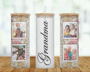 Roses & Glitter - 4 Frames Tumbler