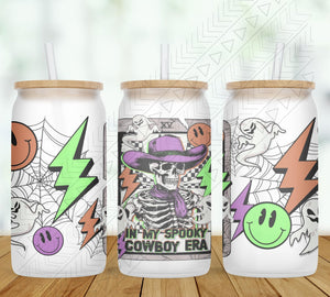 Spooky Cowboy Glass Can