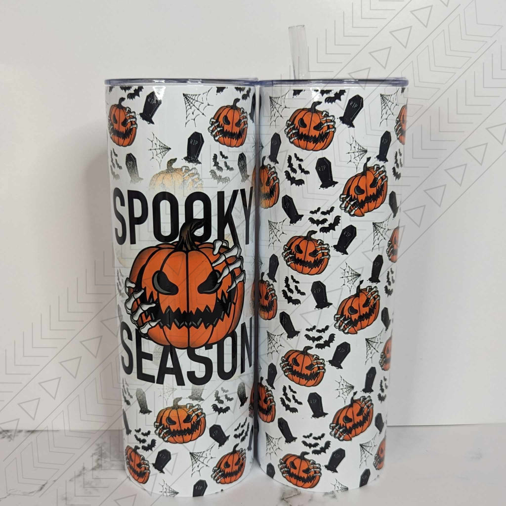 Spooky Pumpkin Season Tumbler