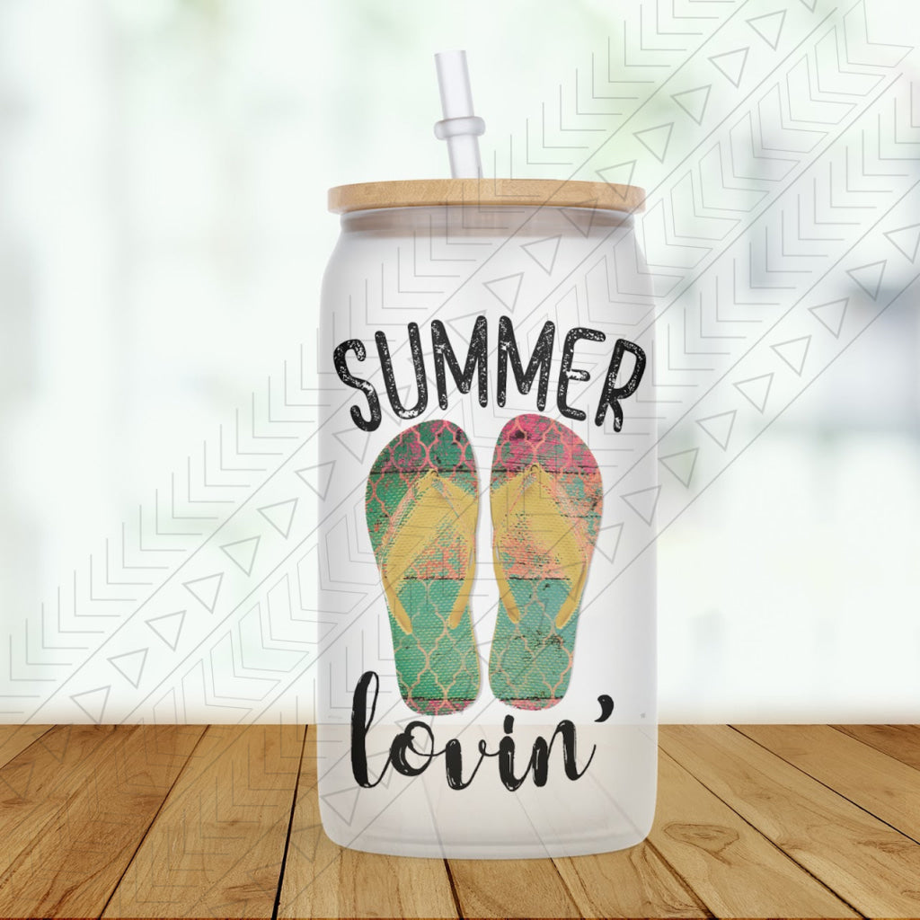 Summer Lovin Glass Can