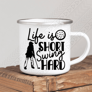 Swing Hard Enamel Mug Mug