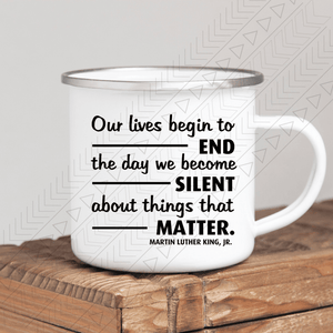 Things That Matter Enamel Mug Mug