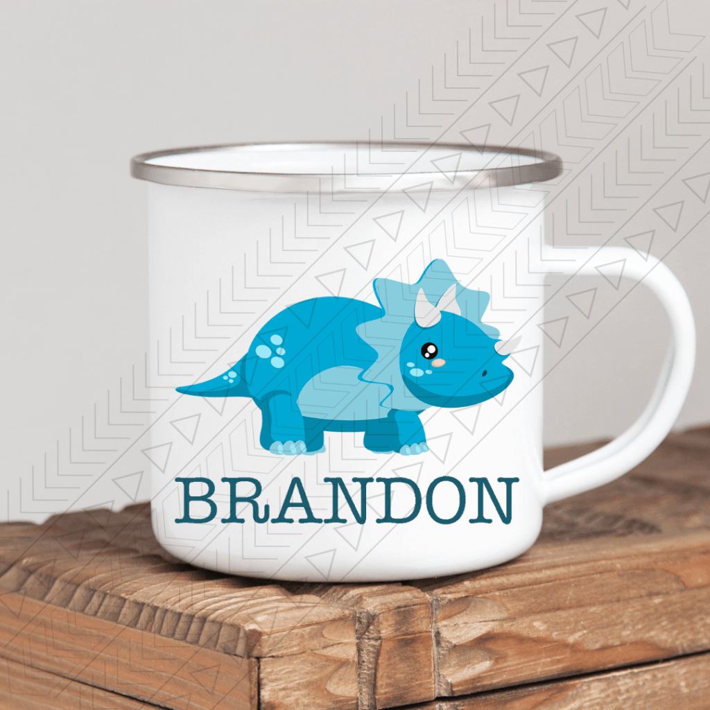 Triceratops Enamel Mug Mug