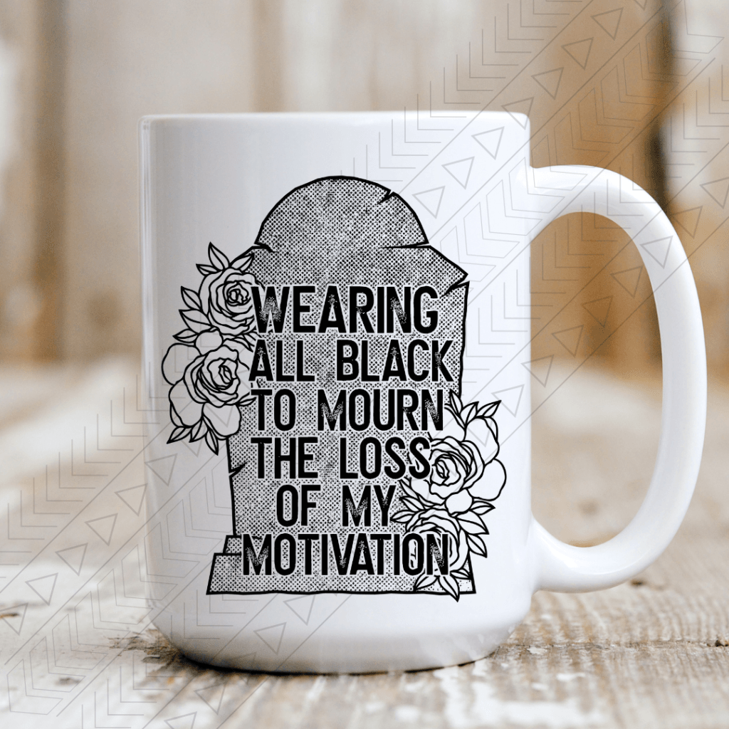 Wearing Black Mug