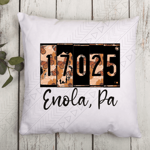 Zip Code Pillow Cover Pillowcases & Shams