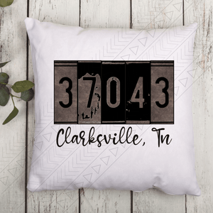 Zip Code Pillow Cover Pillowcases & Shams