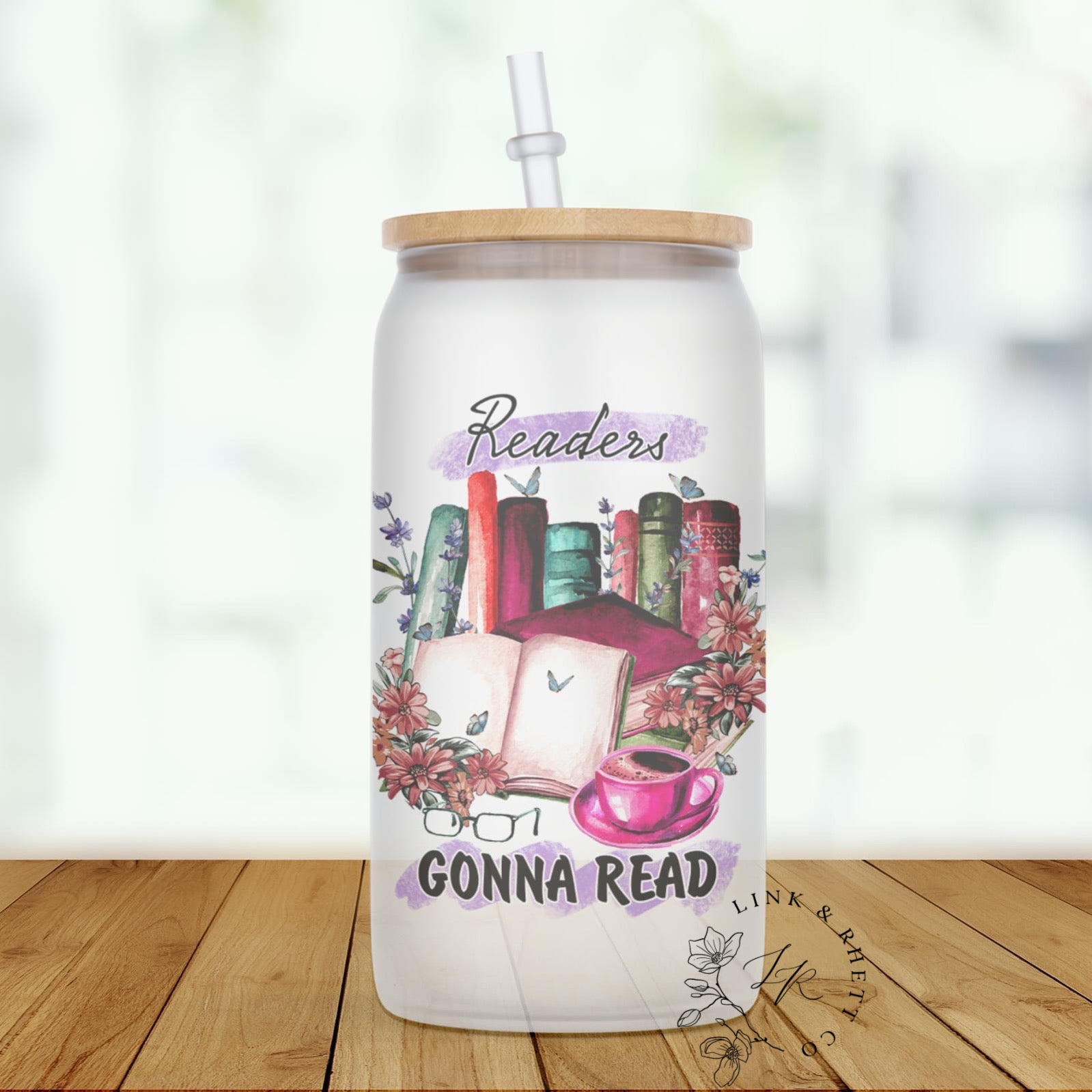 Readers Gonna Read Glass Tumbler