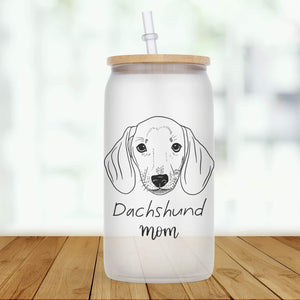 Custom Dog Glass Tumbler