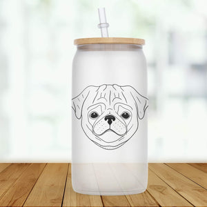 Custom Dog Glass Tumbler