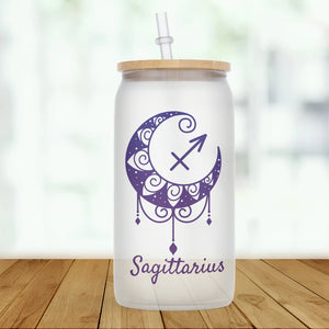 Zodiac Signs Glass Tumbler