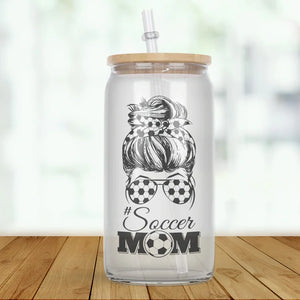 Soccer Mom Glass Tumbler