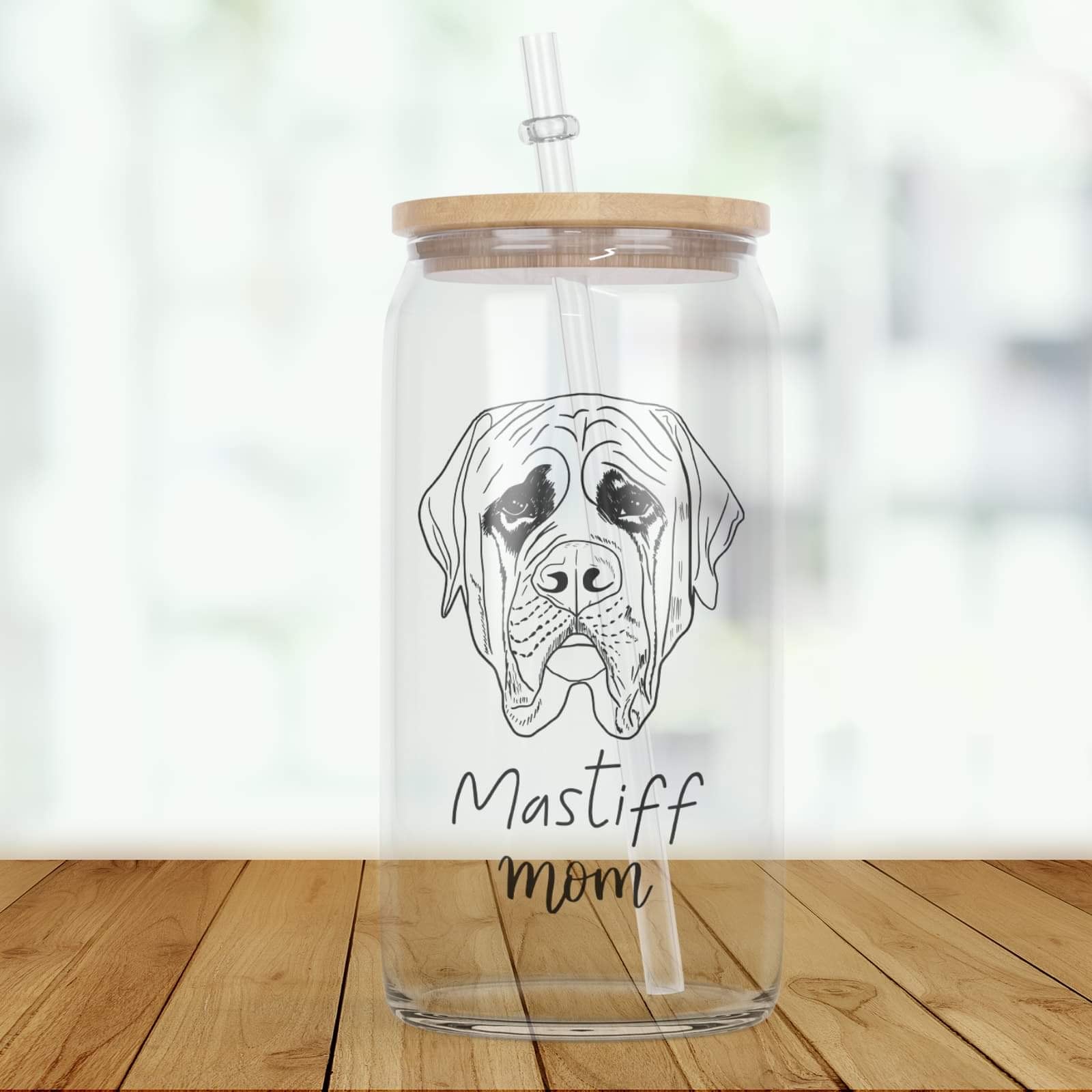 Custom Dog Glass Tumbler